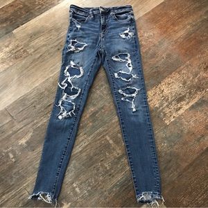 America Eagle super hi-rise jegging Next level stretch
